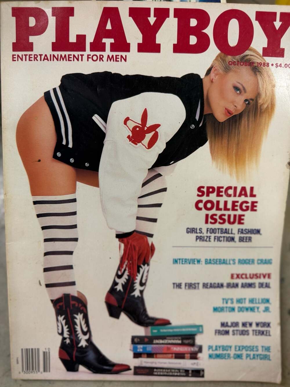 Playboy Magazine October 1988 Special College Issue